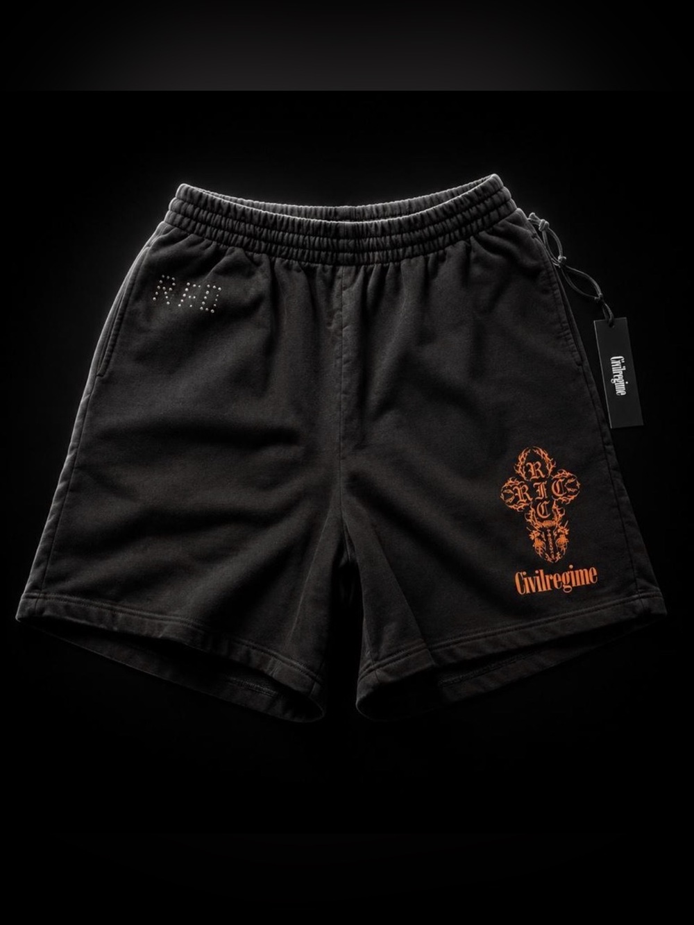 Civil Regime RFC Gothic Cross
Sweat Shorts - Size L - NWT